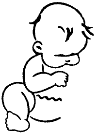 drawing of a baby